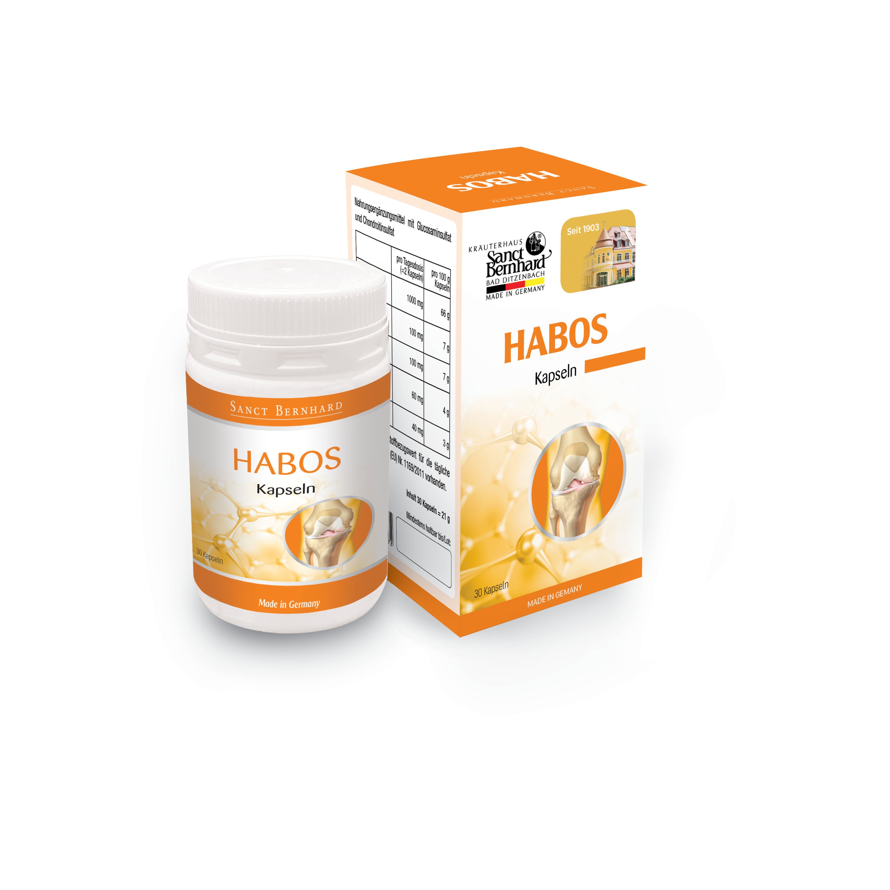 HABOS - TĂNG CƯỜNG SỨC MẠNH XƯƠNG KHỚP 30 viên